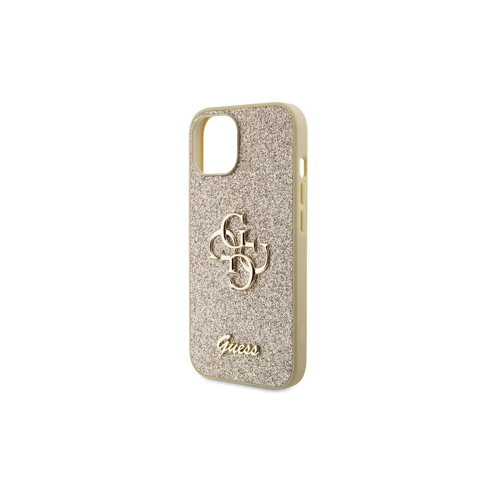 Hurtownia GSM - Etui Guess GUHCP15SHG4SGD Apple iPhone 15 hardcase Glitter Script Big 4G aurie/gold - GUE2838 - {ean13} - Hurt