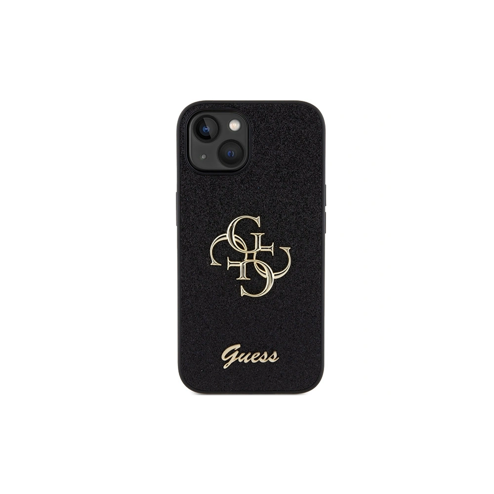 Hurtownia GSM - Etui Guess GUHCP15SHG4SGK Apple iPhone 15 hardcase Glitter Script Big 4G czarny/black - GUE2839 - {ean13} - Hurt