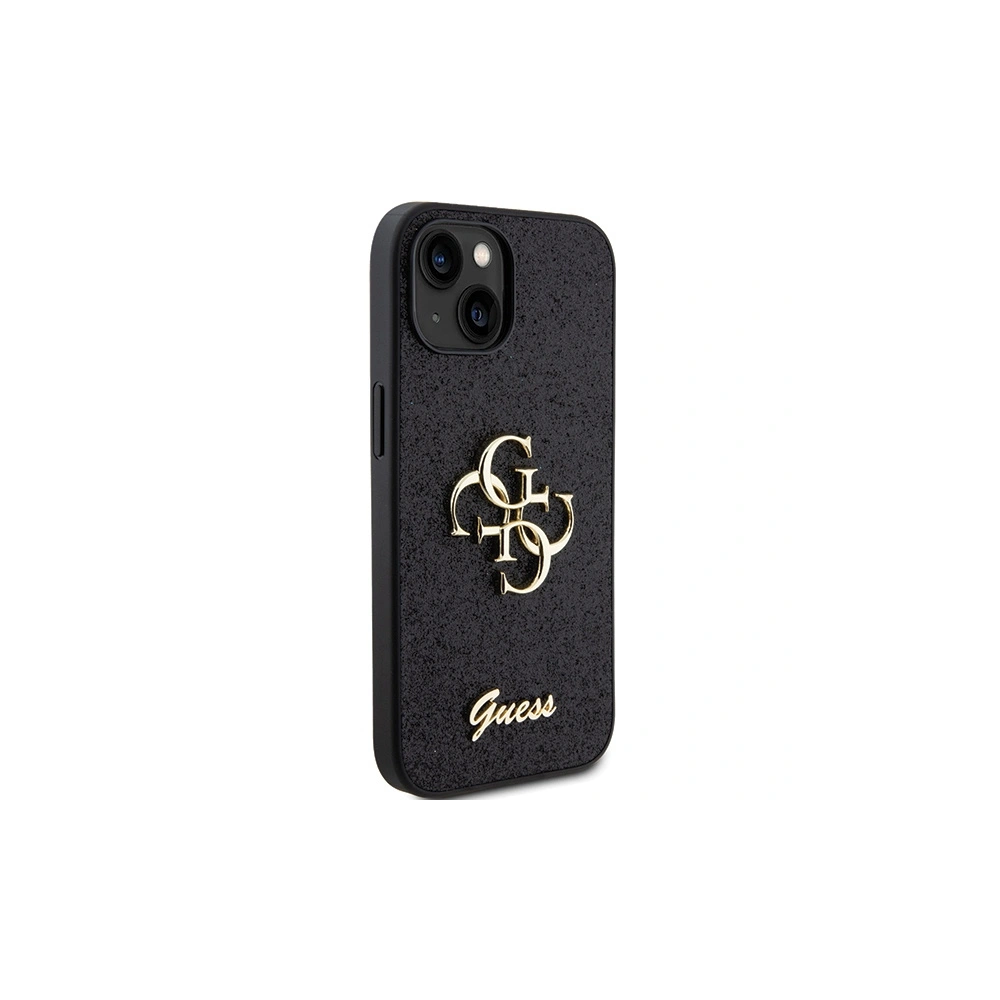 Hurtownia GSM - Etui Guess GUHCP15SHG4SGK Apple iPhone 15 hardcase Glitter Script Big 4G czarny/black - GUE2839 - {ean13} - Hurt