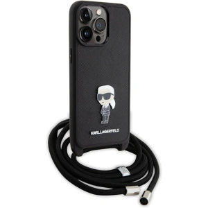 Hurtownia GSM - Etui Karl Lagerfeld KLHCP15XSASKNPSK Apple iPhone 15 Pro Max hardcase Crossbody Saffiano Monogram černý/black - KLD1673 - {ean13} - Hurt