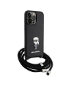 Hurtownia GSM - Etui Karl Lagerfeld KLHCP15XSASKNPSK Apple iPhone 15 Pro Max hardcase Crossbody Saffiano Monogram černý/black - KLD1673 - {ean13} - Hurt