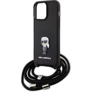 Hurtownia GSM - Etui Karl Lagerfeld KLHCP15XSASKNPSK Apple iPhone 15 Pro Max hardcase Crossbody Saffiano Monogram černý/black - KLD1673 - {ean13} - Hurt
