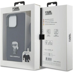 Hurtownia GSM - Case Karl Lagerfeld KLHCP15XSASKNPSK Apple iPhone 15 Pro Max Hardcase Crossbody Saffiano Monogram schwarz/black - KLD1673 - {ean13} - Hurt