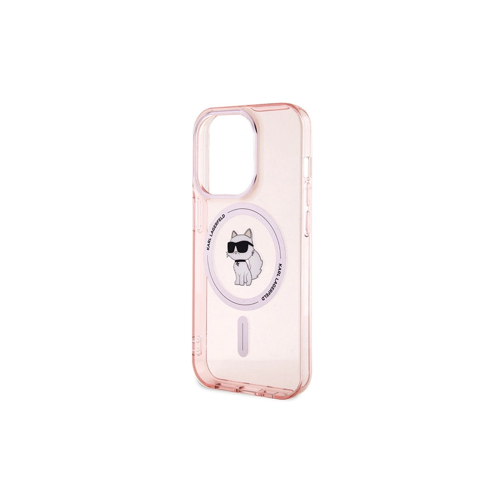 Hurtownia GSM - Etui Karl Lagerfeld KLHMP15LHFCCNOP Apple iPhone 15 Pro hardcase IML Choupette MagSafe roz/roz - KLD1674 - {ean13} - Hurt