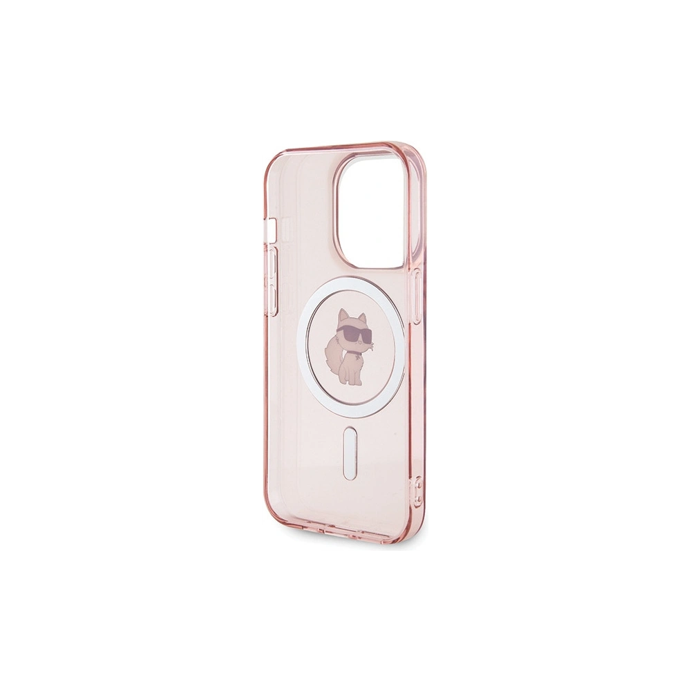 Hurtownia GSM - Etui Karl Lagerfeld KLHMP15LHFCCNOP Apple iPhone 15 Pro hardcase IML Choupette MagSafe różowy/pink - KLD1674 - {ean13} - Hurt
