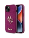 Etui Guess GUHCP15SHG4SGU Apple iPhone 15 hardcase Glitter Script Big 4G violet/purple