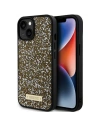 Etui Guess GUHCP15SPFGSBSD Apple iPhone 15 hardcase Rhinestone Metal Logo galben/yellow