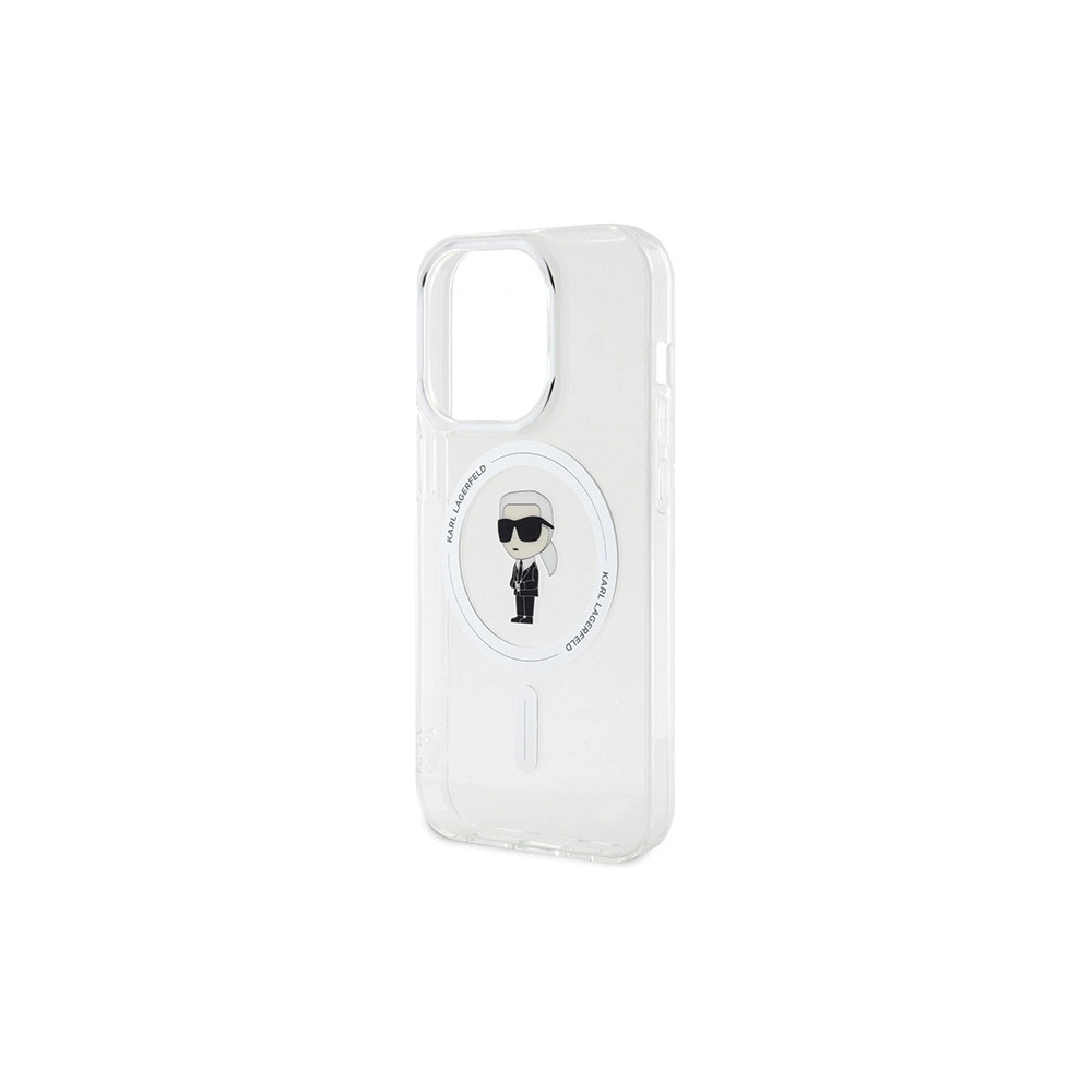 Hurtownia GSM - Etui Karl Lagerfeld KLHMP15LHFCKNOT Apple iPhone 15 Pro kemény hátlap IML Ikonik MagSafe átlátszó - KLD1677 - {ean13} - Hurt