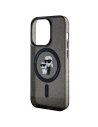 Hurtownia GSM - Case Karl Lagerfeld KLHMP15LHGKCNOK Apple iPhone 15 Pro Hardcase Karl&Choupette Glitter MagSafe schwarz/black - KLD1678 - {ean13} - Hurt
