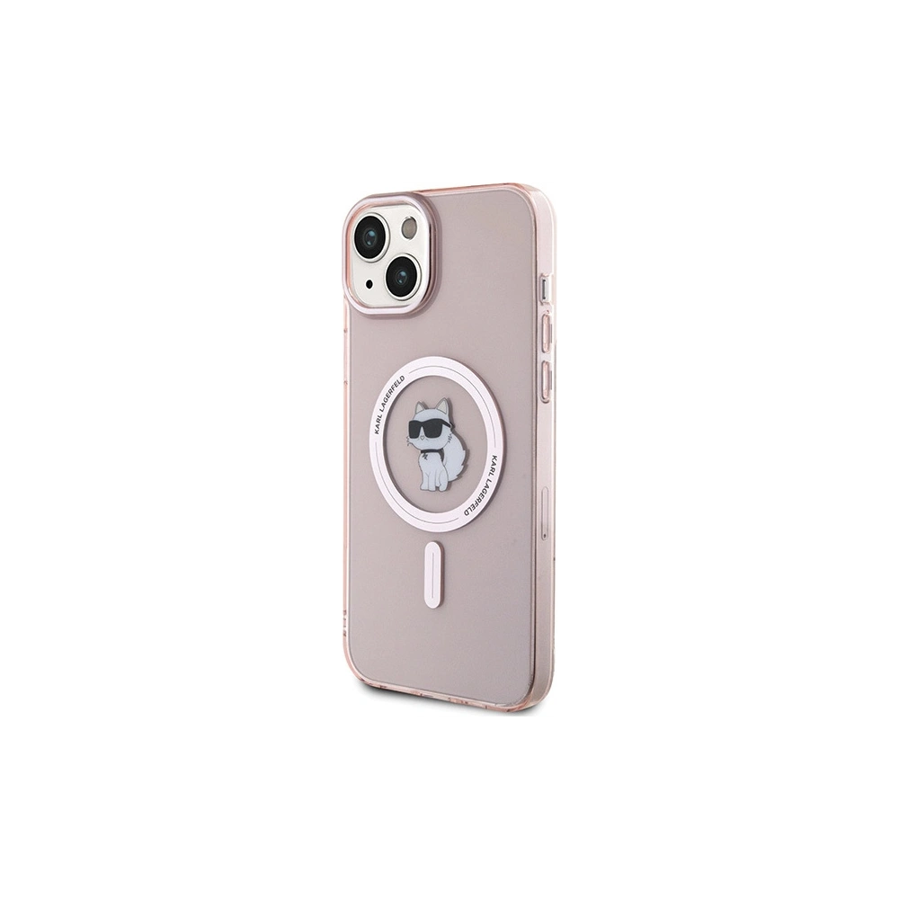 Hurtownia GSM - Etui Karl Lagerfeld KLHMP15MHFCCNOP Apple iPhone 15 Plus / 14 Plus hardcase IML Choupette MagSafe roz/pink - KLD1681 - {ean13} - Hurt