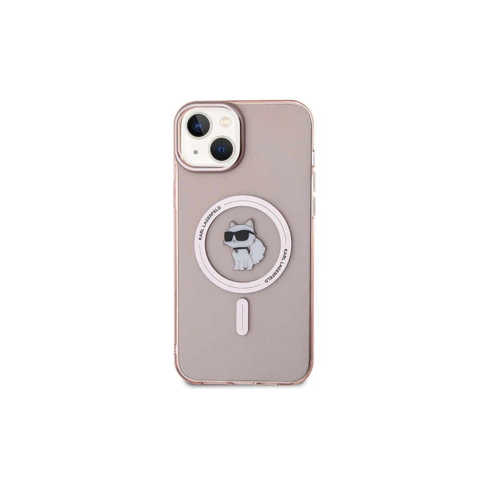 Hurtownia GSM - Etui Karl Lagerfeld KLHMP15MHFCCNOP Apple iPhone 15 Plus / 14 Plus hardcase IML Choupette MagSafe roz/pink - KLD1681 - {ean13} - Hurt