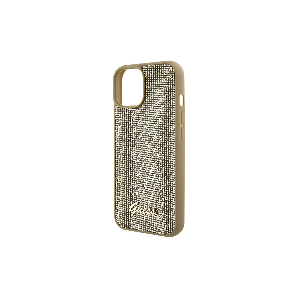 Hurtownia GSM - Etui Guess GUHCP15SPMSDGSD Apple iPhone 15 hardcase Disco Metal Script zlatý/gold - GUE2846 - {ean13} - Hurt