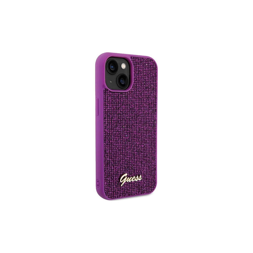 Hurtownia GSM - Etui Guess GUHCP15SPMSDGSF Apple iPhone 15 hardcase Disco Metal Script fucsia/fucsia - GUE2847 - {ean13} - Hurt