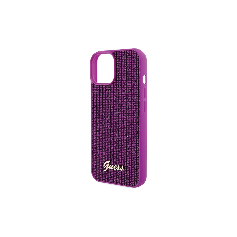 Hurtownia GSM - Etui Guess GUHCP15SPMSDGSF Apple iPhone 15 hardcase Disco Metal Script fucsia/fucsia - GUE2847 - {ean13} - Hurt