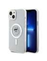 Etui Karl Lagerfeld KLHMP15MHFCCNOT Apple iPhone 15 Plus / 14 Plus hardcase IML Choupette MagSafe transparent