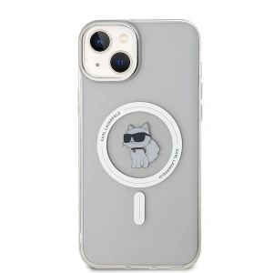 Etui Karl Lagerfeld KLHMP15MHFCCNOT Apple iPhone 15 Plus / 14 Plus hardcase IML Choupette MagSafe transparent