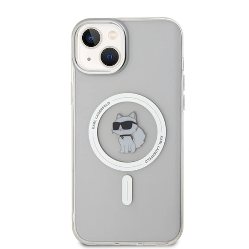 Etui Karl Lagerfeld KLHMP15MHFCCNOT Apple iPhone 15 Plus / 14 Plus hardcase IML Choupette MagSafe transparent