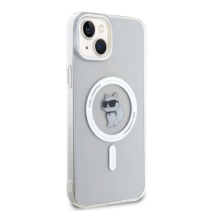 Etui Karl Lagerfeld KLHMP15MHFCCNOT Apple iPhone 15 Plus / 14 Plus hardcase IML Choupette MagSafe transparent