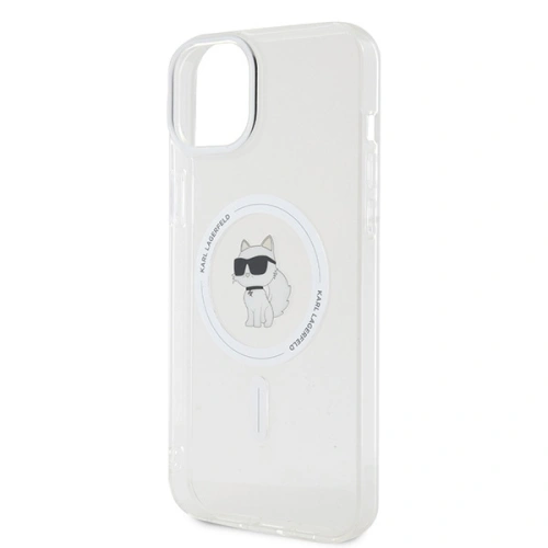 Etui Karl Lagerfeld KLHMP15MHFCCNOT Apple iPhone 15 Plus / 14 Plus hardcase IML Choupette MagSafe transparent