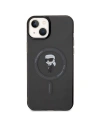 Etui Karl Lagerfeld KLHMP15MHFCKNOK Apple iPhone 15 Plus / 14 Plus hardcase IML Ikonik MagSafe czarny/black