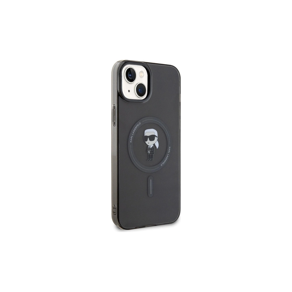 Hurtownia GSM - Etui Karl Lagerfeld KLHMP15MHFCKNOK Apple iPhone 15 Plus / 14 Plus hardcase IML Ikonik MagSafe negru/black - KLD1683 - {ean13} - Hurt