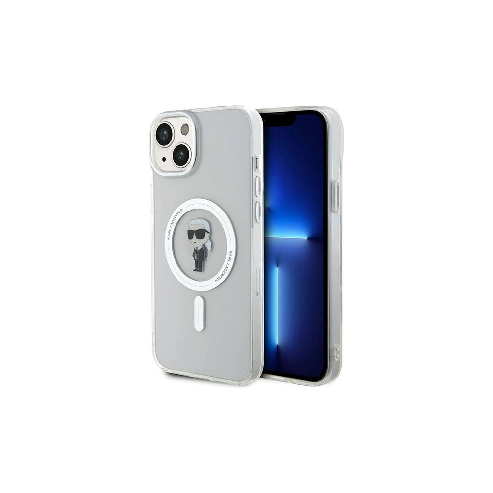 Hurtownia GSM - Etui Karl Lagerfeld KLHMP15MHFCKNOT Apple iPhone 15 Plus / 14 Plus hardcase IML Ikonik MagSafe transparent - KLD1684 - {ean13} - Hurt