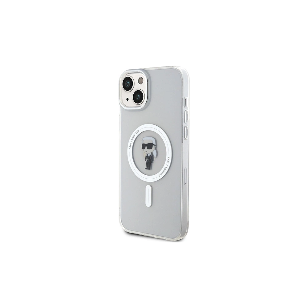 Hurtownia GSM - Etui Karl Lagerfeld KLHMP15MHFCKNOT Apple iPhone 15 Plus / 14 Plus kemény tok IML Ikonik MagSafe átlátszó - KLD1684 - {ean13} - Hurt