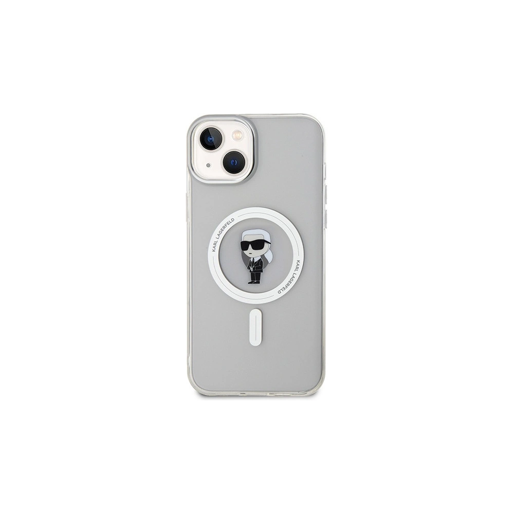Hurtownia GSM - Etui Karl Lagerfeld KLHMP15MHFCKNOT Apple iPhone 15 Plus / 14 Plus hardcase IML Ikonik MagSafe transparent - KLD1684 - {ean13} - Hurt