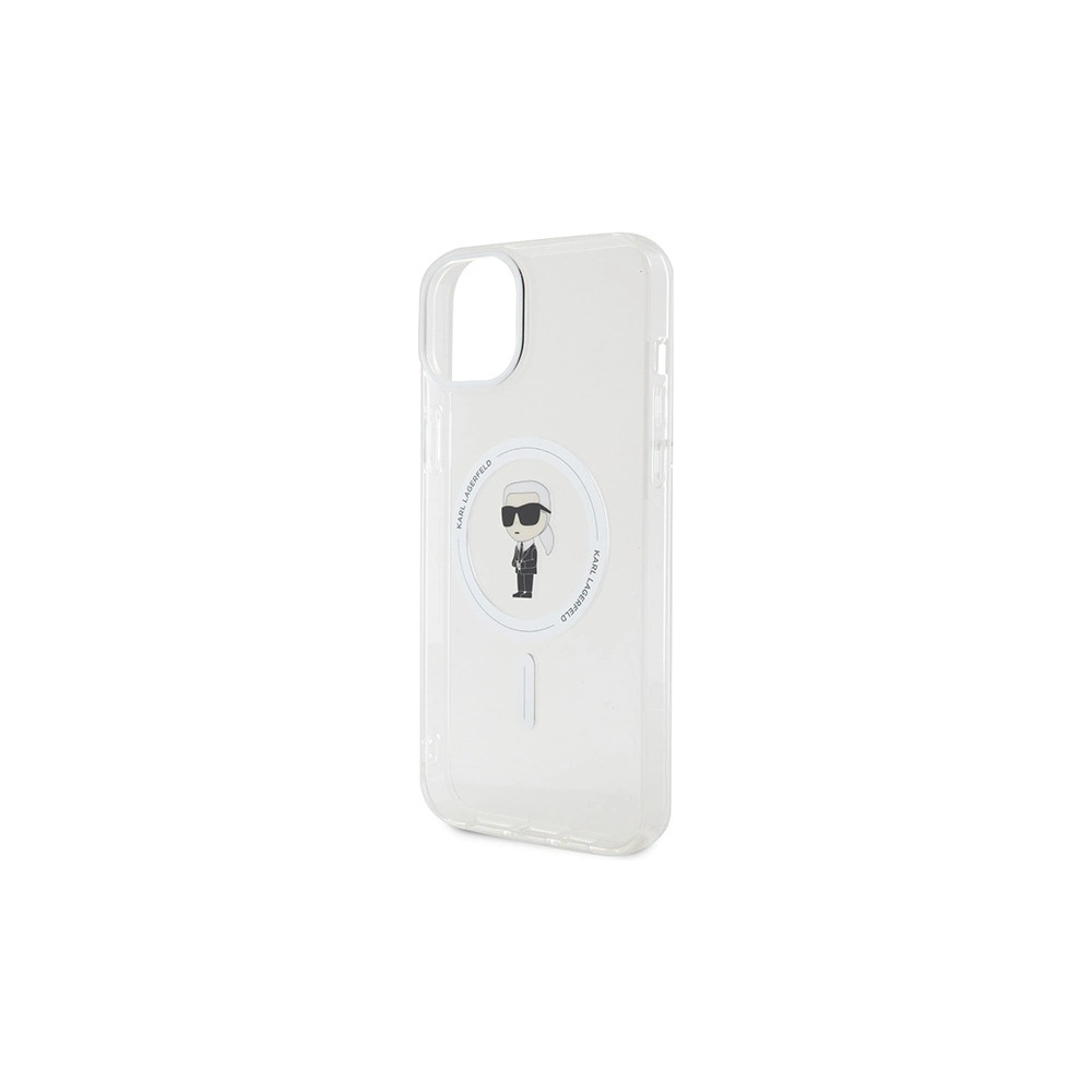 Hurtownia GSM - Etui Karl Lagerfeld KLHMP15MHFCKNOT Apple iPhone 15 Plus / 14 Plus kemény tok IML Ikonik MagSafe átlátszó - KLD1684 - {ean13} - Hurt