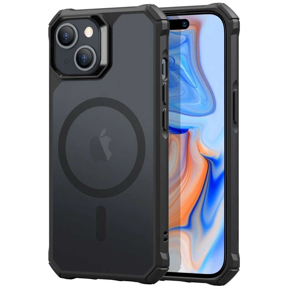 Hurtownia GSM - Case ESR Air Armor Halolock MagSafe Apple iPhone 15 Plus / 14 Plus Frosted Black - ESR721 - {ean13} - Hurt