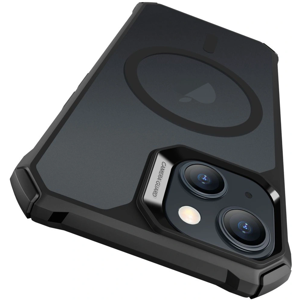Hurtownia GSM - Etui ESR Air Armor Halolock MagSafe Apple iPhone 15 Plus / 14 Plus Negru Înghețat - ESR721 - {ean13} - Hurt