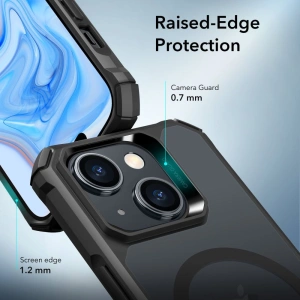 Hurtownia GSM - Etui ESR Air Armor Halolock MagSafe Apple iPhone 15 Plus / 14 Plus Negru Înghețat - ESR721 - {ean13} - Hurt