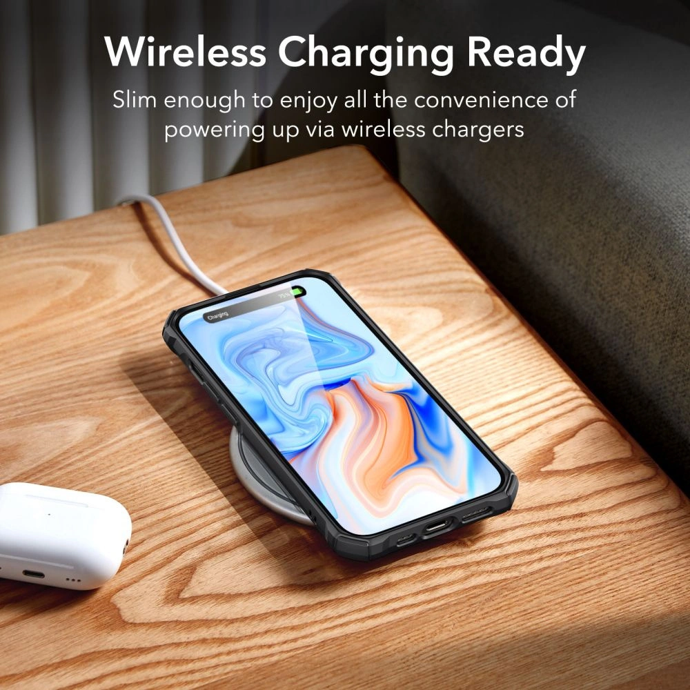 Hurtownia GSM - Etui ESR Air Armor Halolock MagSafe Apple iPhone 15 Plus / 14 Plus matná černá - ESR721 - {ean13} - Hurt