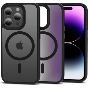 Wholesale Tech-Protect Magmat MagSafe Apple iPhone 15 Pro Max Matte Black - THP2262 - {ean13} - Hurt