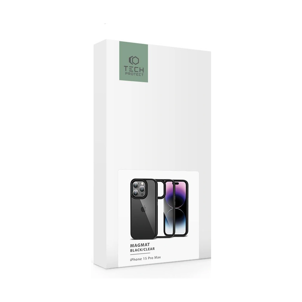 Wholesale Tech-Protect Magmat Apple iPhone 15 Pro Max black/clear - THP2266 - {ean13} - Hurt
