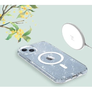 Wholesale Tech-Protect Flexair Hybrid MagSafe Apple iPhone 15 Pro Max Glitter Clear - THP2270 - {ean13} - Hurt