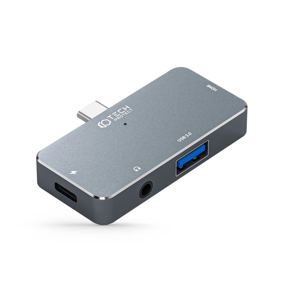 Hurtownia GSM - Adaptér Tech-Protect V6 hub 4w1 šedý - THP2271 - {ean13} - Hurt