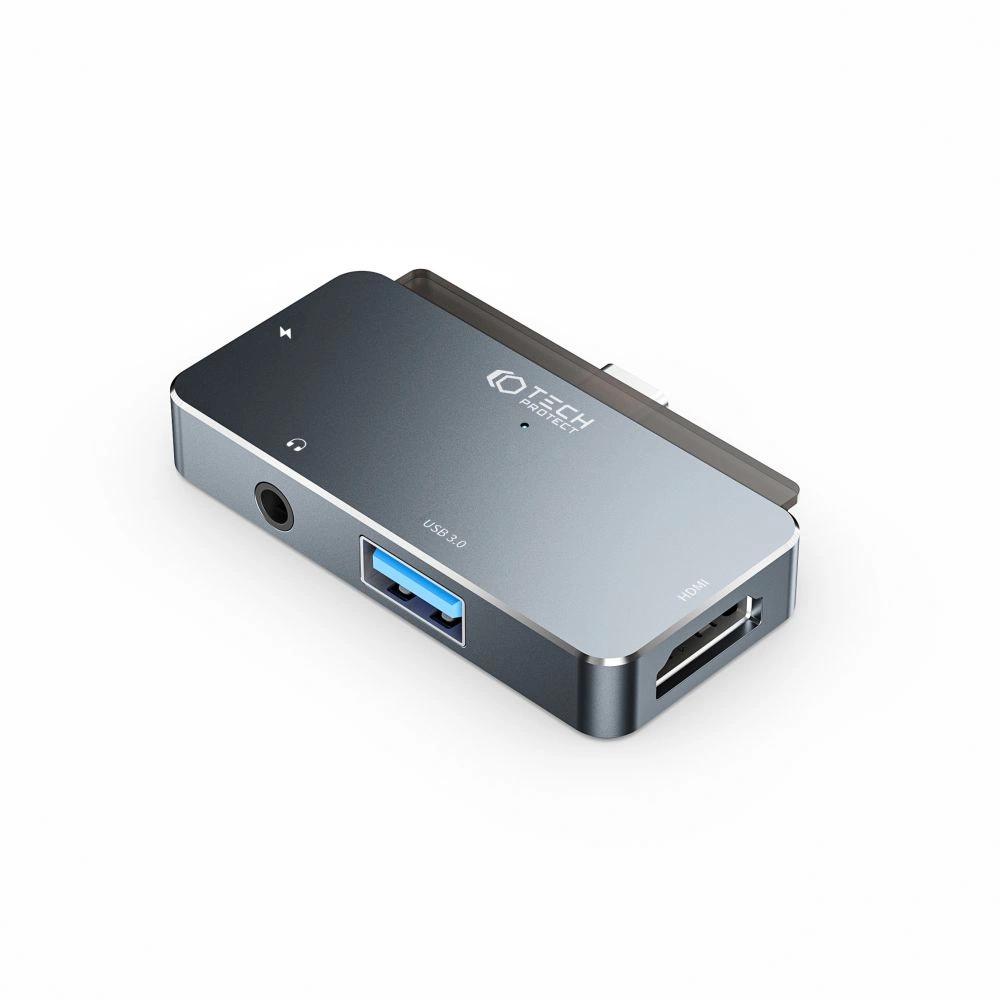 Hurtownia GSM - Adaptér Tech-Protect V6 hub 4w1 šedý - THP2271 - {ean13} - Hurt