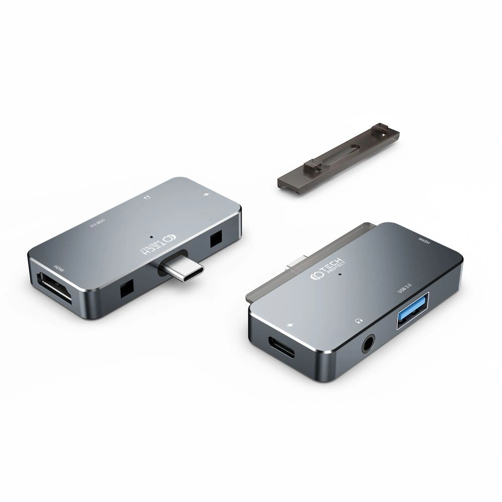 Hurtownia GSM - Adaptér Tech-Protect V6 hub 4w1 šedý - THP2271 - {ean13} - Hurt