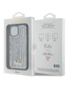 Wholesale Guess GUHCP15SPSFDGSS Apple iPhone 15 hardcase Sequin Script Metal silver - GUE2850 - {ean13} - Hurt