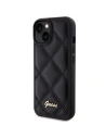 Wholesale Guess GUHCP15SPSQSQSK Apple iPhone 15 hardcase Quilted Metal Logo black - GUE2852 - {ean13} - Hurt