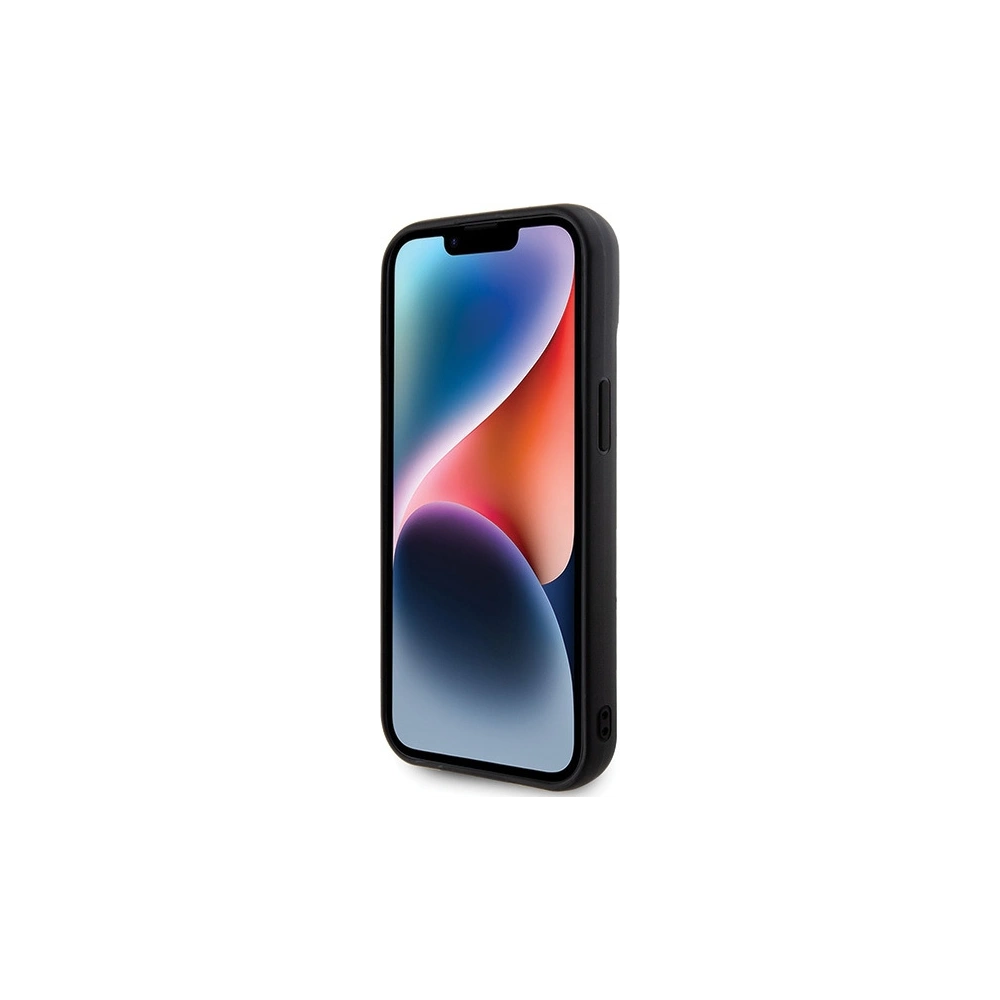 Hurtownia GSM - Etui Guess GUHCP15SPSQSQSK Apple iPhone 15 keménytok Steppelt Fém Logó fekete/black - GUE2852 - {ean13} - Hurt