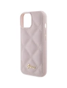 Hurtownia GSM - Etui Guess GUHCP15SPSQSQSP Apple iPhone 15 hardcase Quilted Metal Logo różowy/pink - GUE2853 - {ean13} - Hurt