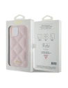 Hurtownia GSM - Etui Guess GUHCP15SPSQSQSP Apple iPhone 15 hardcase Quilted Metal Logo różowy/pink - GUE2853 - {ean13} - Hurt