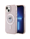 Etui Karl Lagerfeld KLHMP15SHFCCNOP Apple iPhone 15 hardcase IML Choupette MagSafe rózsaszín/pink