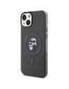 Hurtownia GSM - Etui Karl Lagerfeld KLHMP15SHGKCNOK Apple iPhone 15 hardcase Karl&Choupette Glitter MagSafe černý/black - KLD1689 - {ean13} - Hurt