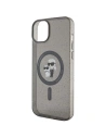 Hurtownia GSM - Case Karl Lagerfeld KLHMP15SHGKCNOK Apple iPhone 15 Hardcase Karl&Choupette Glitter MagSafe schwarz/black - KLD1689 - {ean13} - Hurt