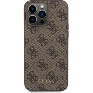 Hurtownia GSM - Etui Guess GUHCP15XG4GFBR Apple iPhone 15 Pro Max kemény tok 4G Fém Arany Logó barna/barnás - GUE2855 - {ean13} - Hurt