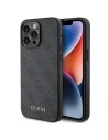 Hurtownia GSM - Case Guess GUHCP15XG4GFGR Apple iPhone 15 Pro Max Hartschale 4G Metall Gold Logo grau/grey - GUE2856 - {ean13} - Hurt