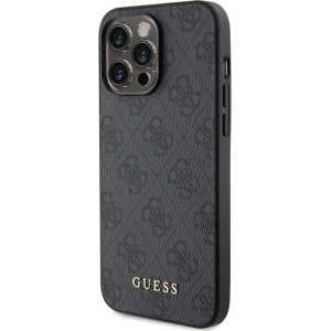 Hurtownia GSM - Case Guess GUHCP15XG4GFGR Apple iPhone 15 Pro Max Hartschale 4G Metall Gold Logo grau/grey - GUE2856 - {ean13} - Hurt